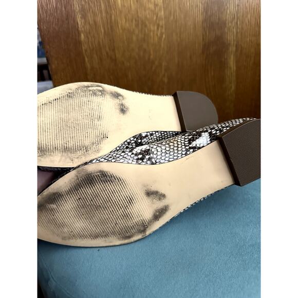 14 & Union Women's Animal Print Pointed Toe Flats | Size 11 - Picture 5 of 5